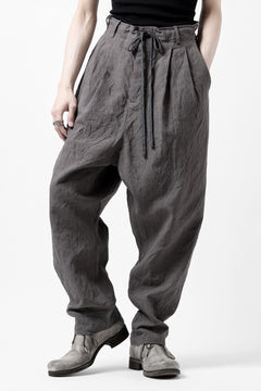 画像をギャラリービューアに読み込む, forme d'expression exclusive 2Tucked Sarrouel Pants (Grey)
