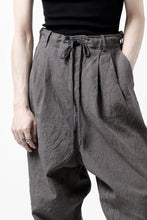 画像をギャラリービューアに読み込む, forme d'expression exclusive 2Tucked Sarrouel Pants (Grey)