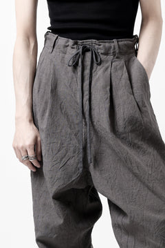 画像をギャラリービューアに読み込む, forme d'expression exclusive 2Tucked Sarrouel Pants (Grey)