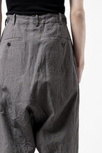 画像をギャラリービューアに読み込む, forme d'expression exclusive 2Tucked Sarrouel Pants (Grey)