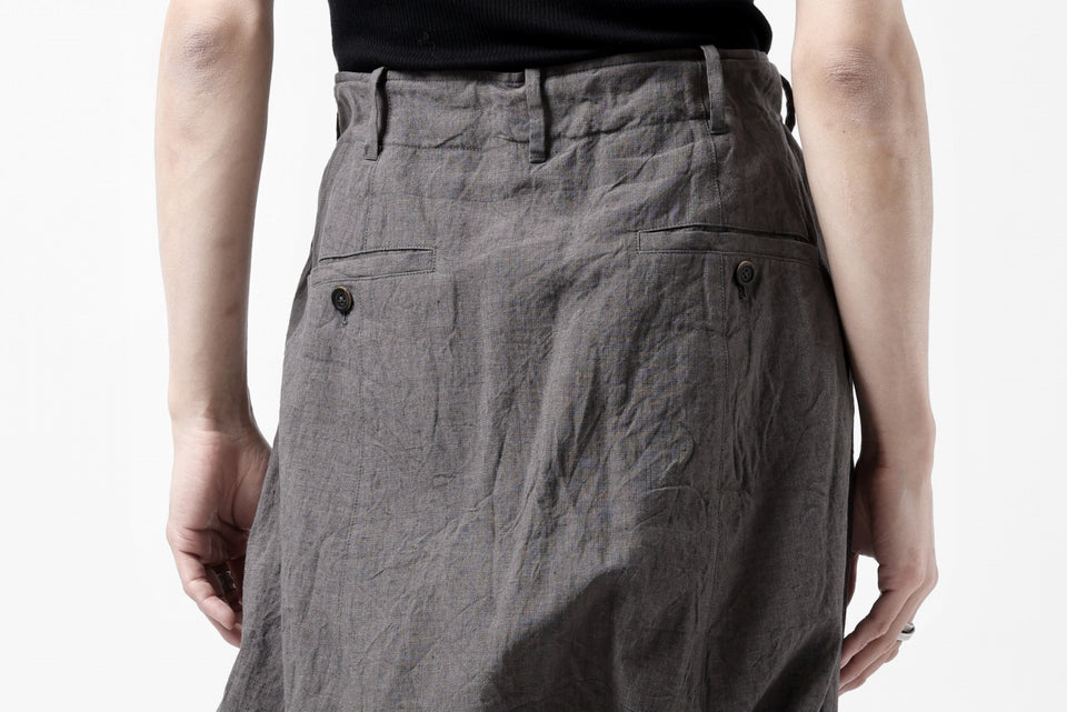 画像をギャラリービューアに読み込む, forme d'expression exclusive 2Tucked Sarrouel Pants (Grey)