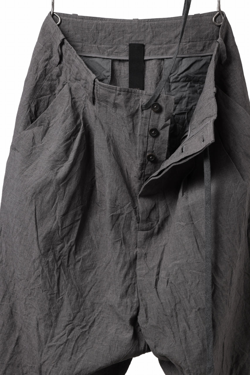 画像をギャラリービューアに読み込む, forme d'expression exclusive 2Tucked Sarrouel Pants (Grey)