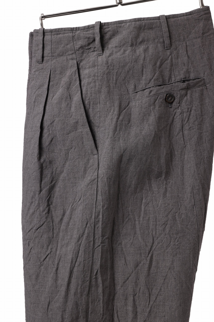 画像をギャラリービューアに読み込む, forme d'expression exclusive 2Tucked Sarrouel Pants (Grey)