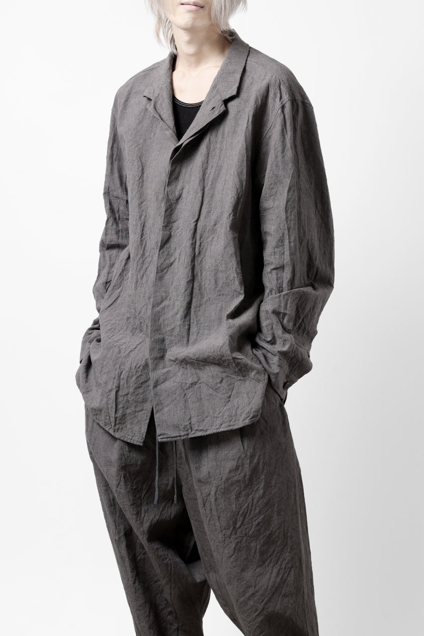 画像をギャラリービューアに読み込む, forme d'expression exclusive Relaxed Outer Shirt (Grey)
