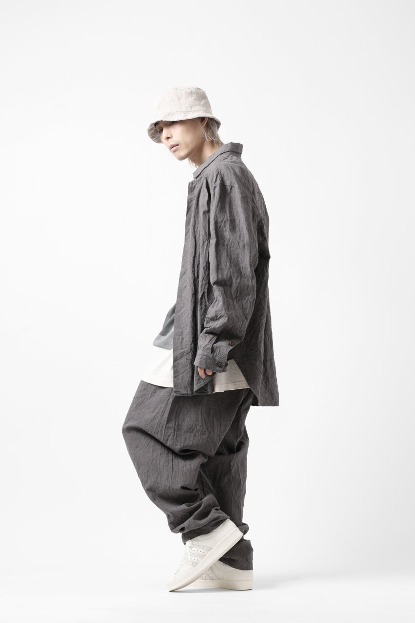 画像をギャラリービューアに読み込む, forme d'expression exclusive 2Tucked Sarrouel Pants (Grey)
