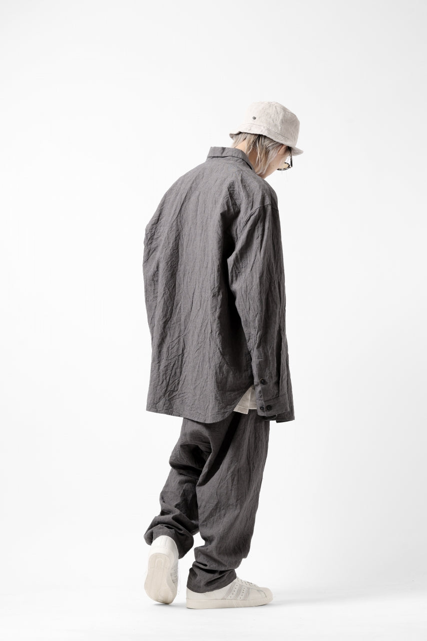 画像をギャラリービューアに読み込む, forme d'expression exclusive 2Tucked Sarrouel Pants (Grey)