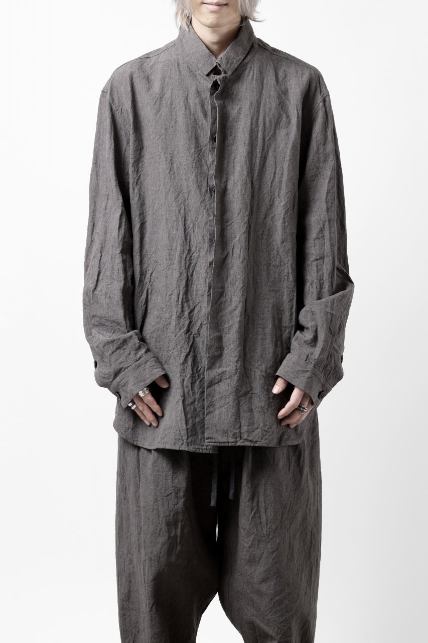 画像をギャラリービューアに読み込む, forme d'expression exclusive Relaxed Outer Shirt (Grey)