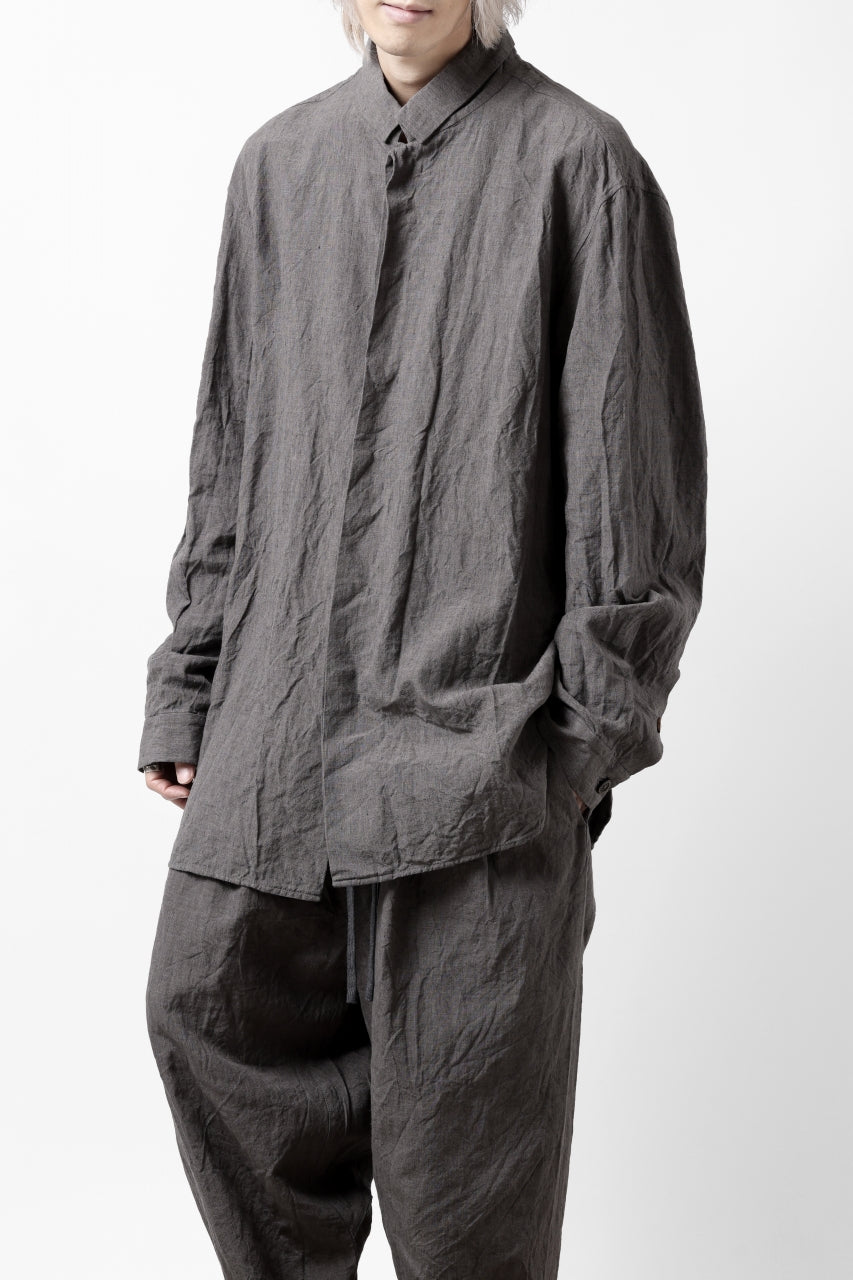 画像をギャラリービューアに読み込む, forme d'expression exclusive Relaxed Outer Shirt (Grey)