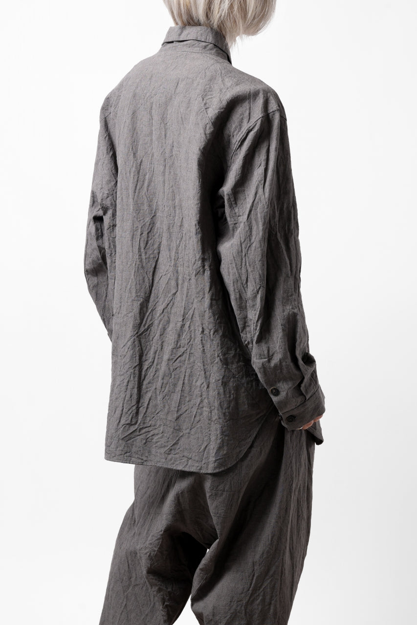 画像をギャラリービューアに読み込む, forme d'expression exclusive Relaxed Outer Shirt (Grey)
