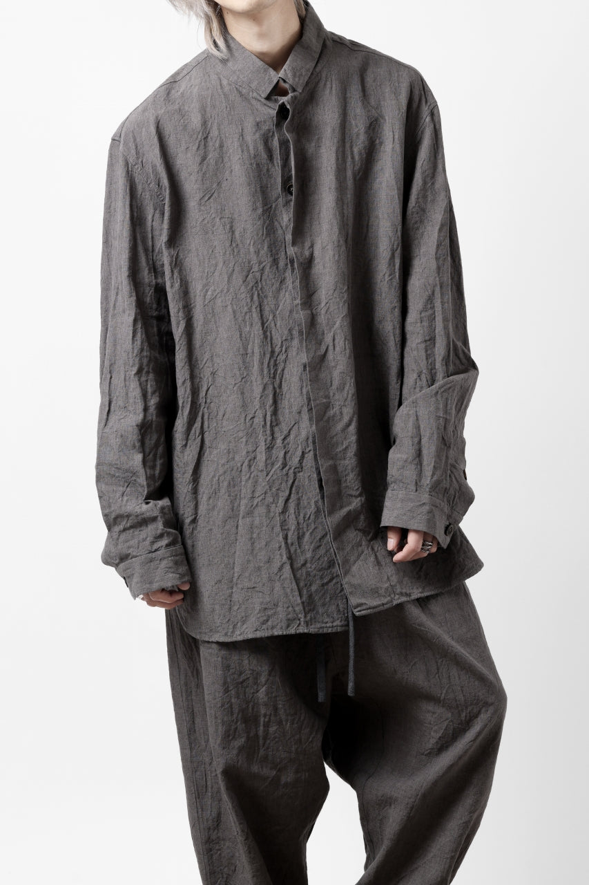 画像をギャラリービューアに読み込む, forme d'expression exclusive Relaxed Outer Shirt (Grey)