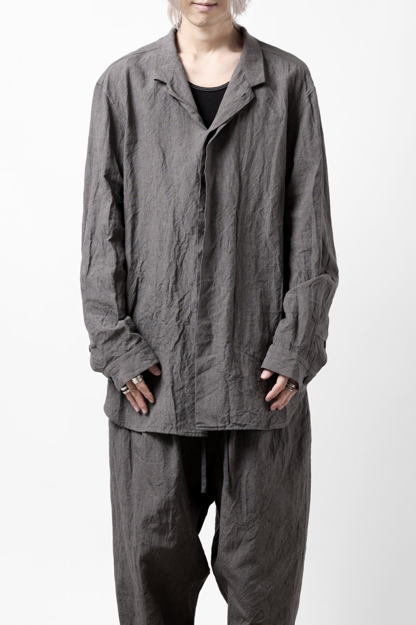 画像をギャラリービューアに読み込む, forme d'expression exclusive Relaxed Outer Shirt (Grey)