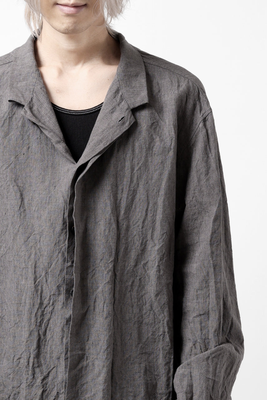 画像をギャラリービューアに読み込む, forme d'expression exclusive Relaxed Outer Shirt (Grey)