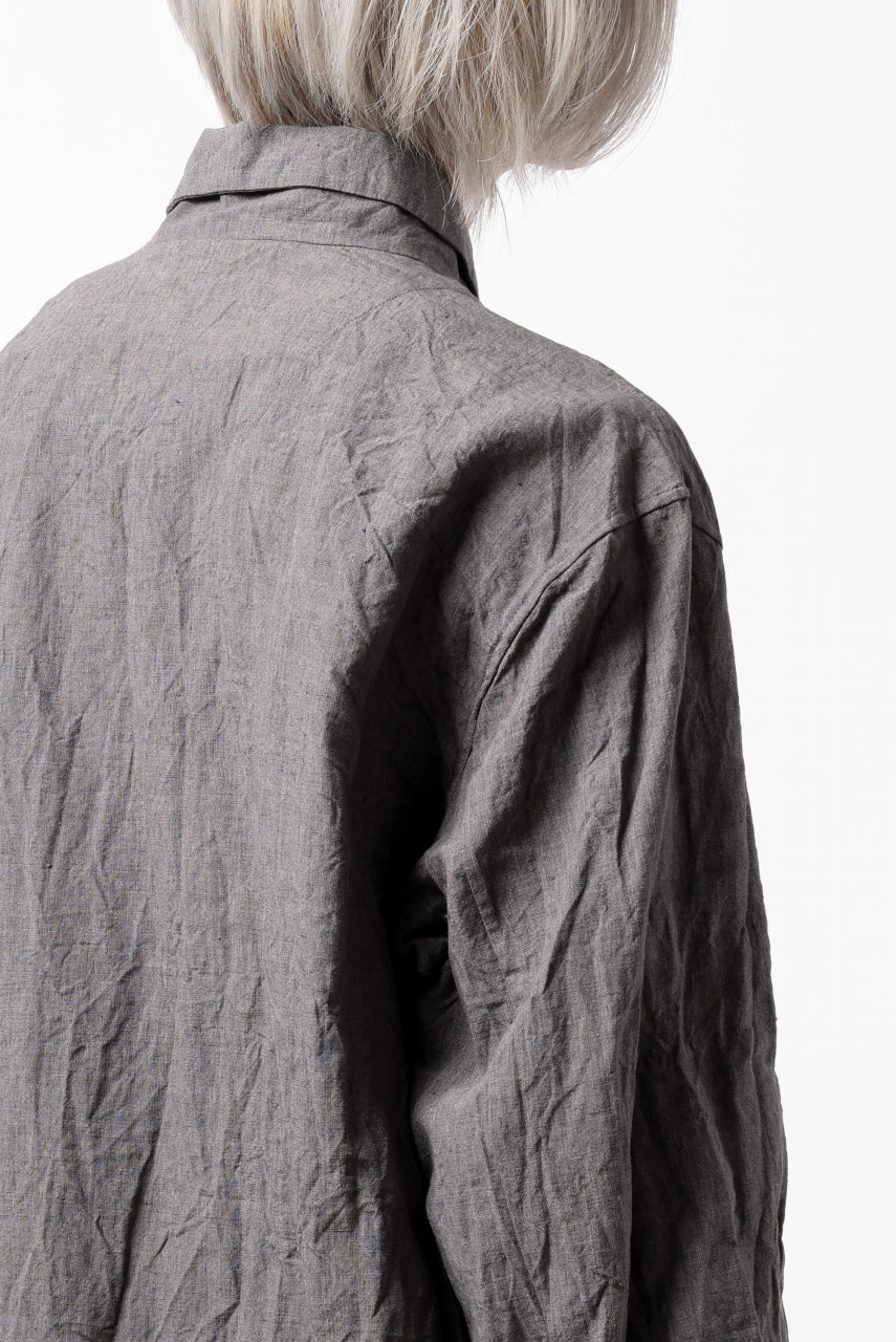 画像をギャラリービューアに読み込む, forme d'expression exclusive Relaxed Outer Shirt (Grey)