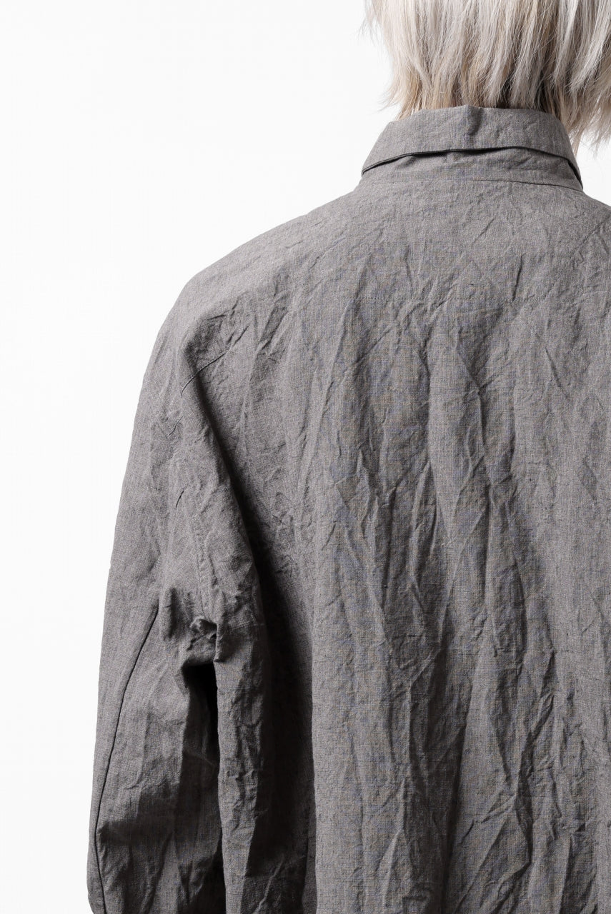 画像をギャラリービューアに読み込む, forme d'expression exclusive Relaxed Outer Shirt (Grey)