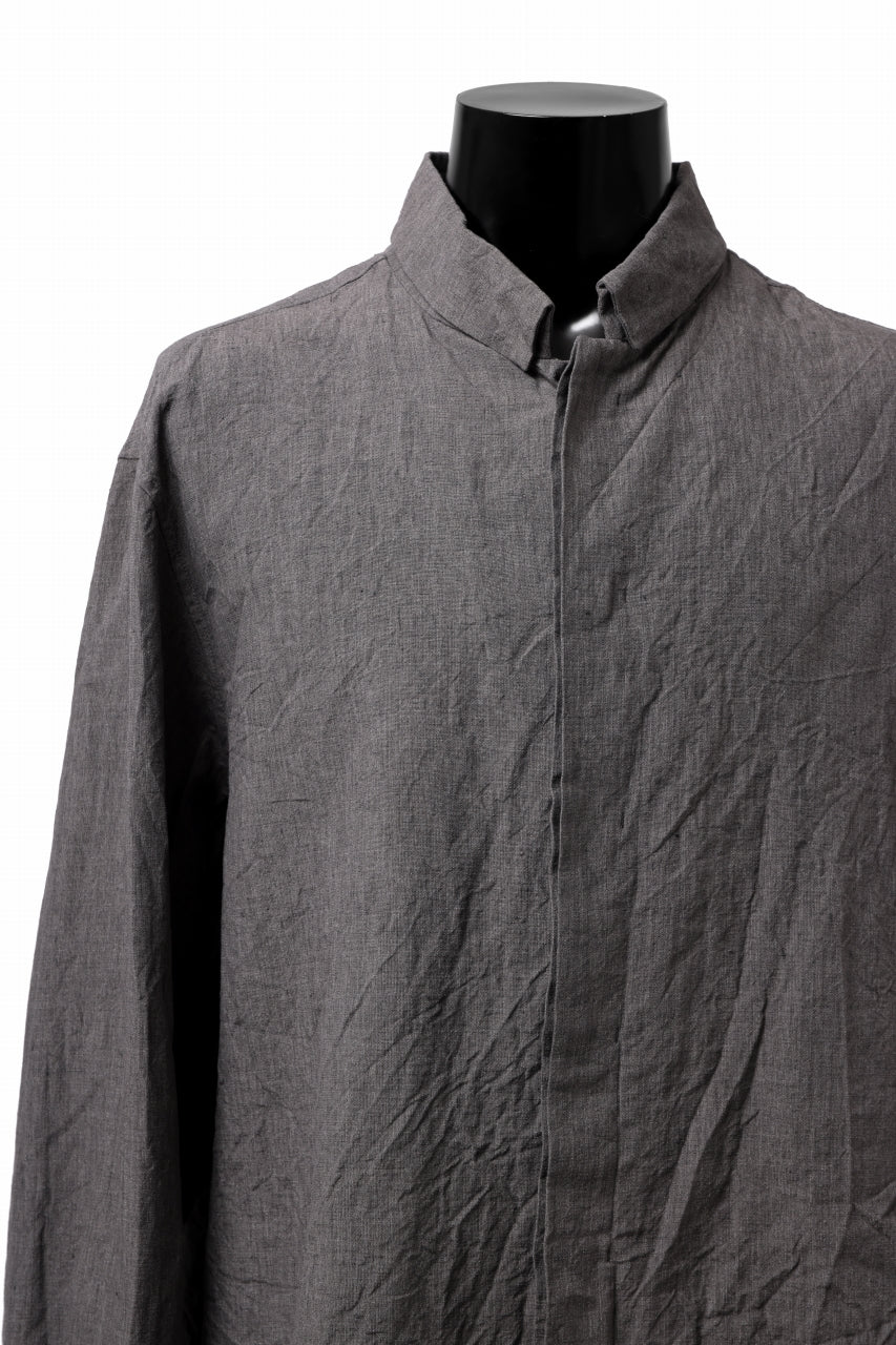 画像をギャラリービューアに読み込む, forme d'expression exclusive Relaxed Outer Shirt (Grey)