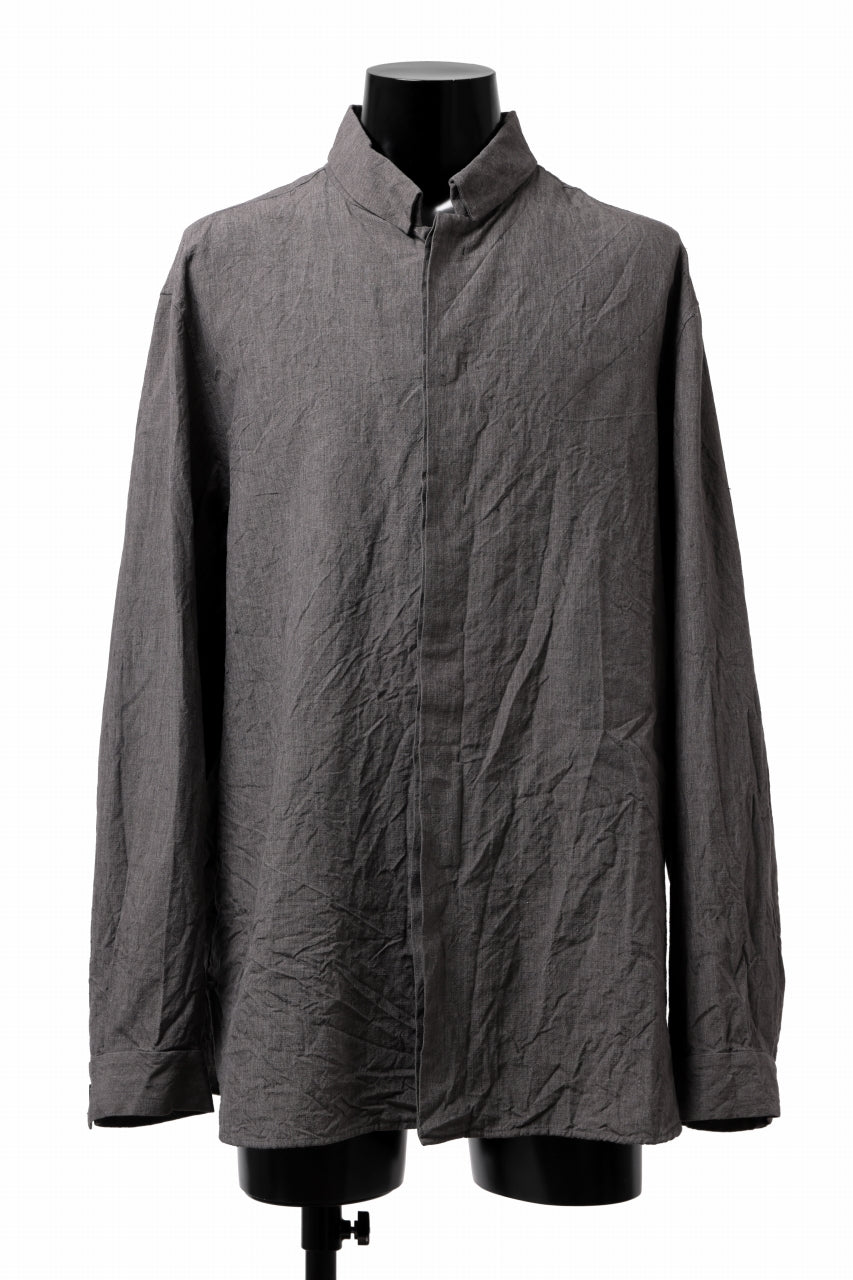 画像をギャラリービューアに読み込む, forme d'expression exclusive Relaxed Outer Shirt (Grey)
