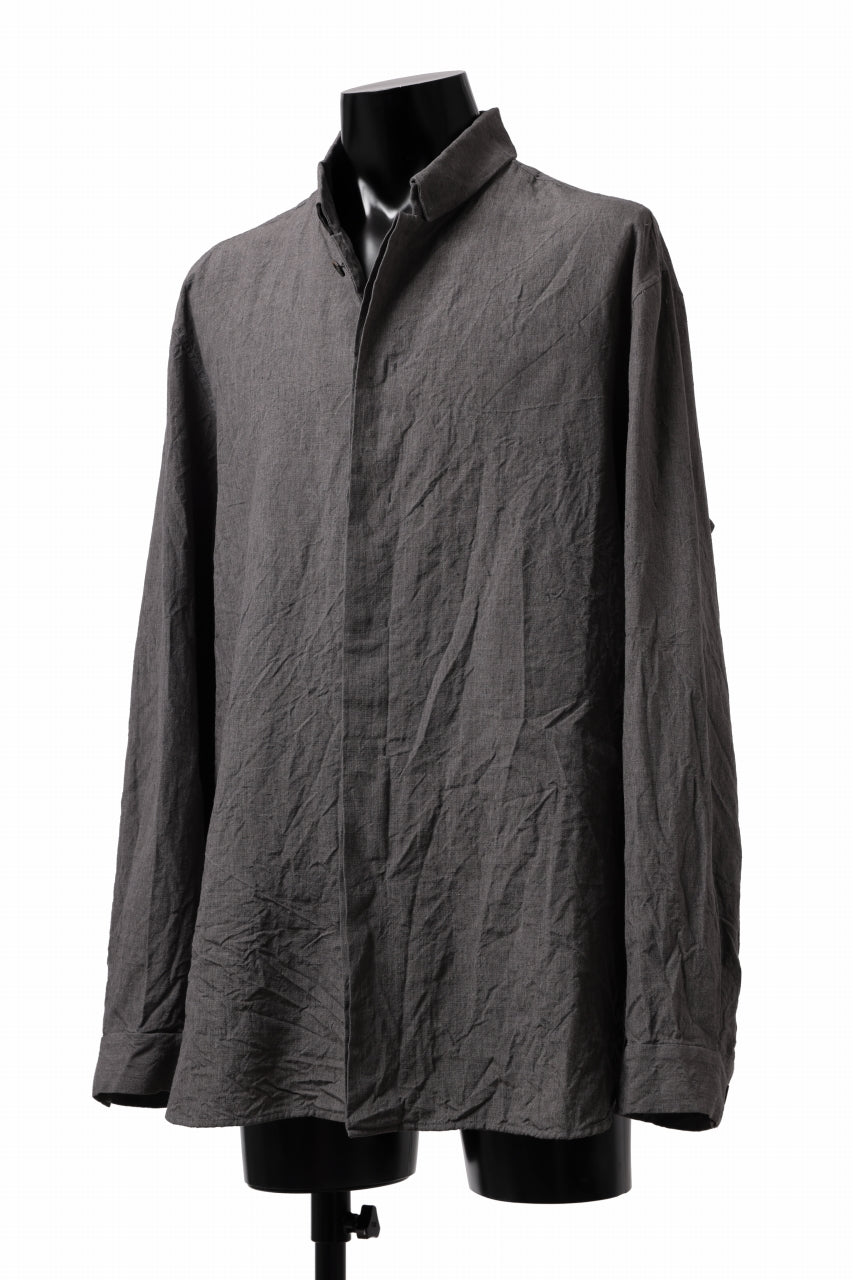 画像をギャラリービューアに読み込む, forme d'expression exclusive Relaxed Outer Shirt (Grey)