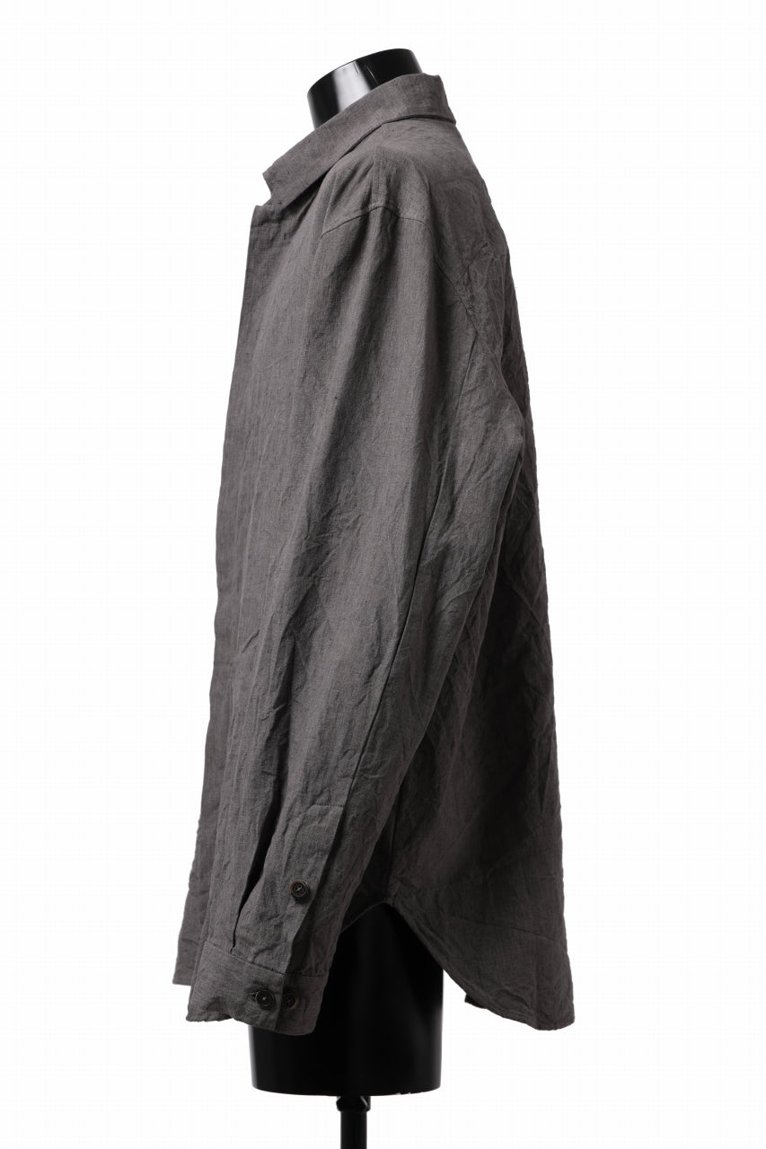 画像をギャラリービューアに読み込む, forme d'expression exclusive Relaxed Outer Shirt (Grey)