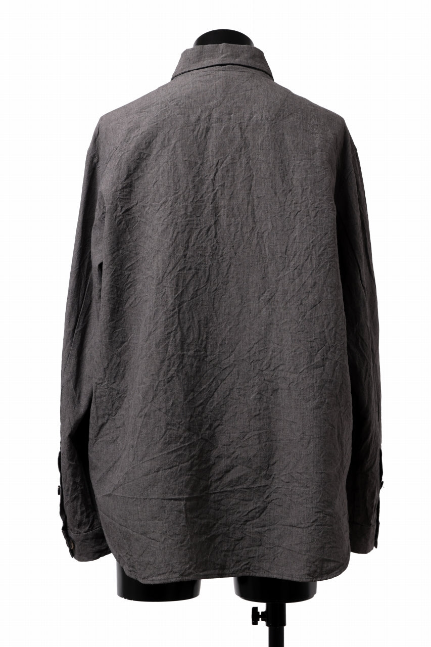 画像をギャラリービューアに読み込む, forme d'expression exclusive Relaxed Outer Shirt (Grey)