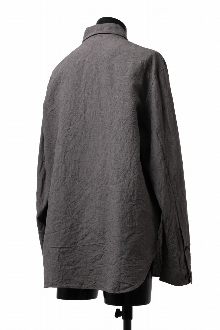 画像をギャラリービューアに読み込む, forme d'expression exclusive Relaxed Outer Shirt (Grey)