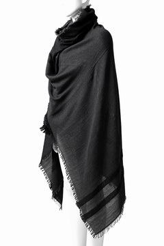 画像をギャラリービューアに読み込む, forme d'expression Camus Scarf (Black)