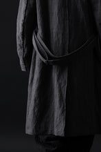 画像をギャラリービューアに読み込む, daub OFFICERS OVER COAT / VIRGIN WOOL + METALLIC FIBER (DARK GREY)