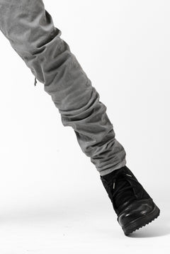 Load image into Gallery viewer, daub ERGONOMIC SKINNY PANTS / COLD DYED LIGHT TWILL (GREY)