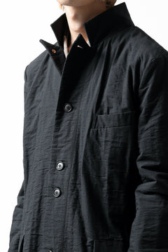 画像をギャラリービューアに読み込む, Aleksandr Manamis Double Benz Long Coat (BLACK)