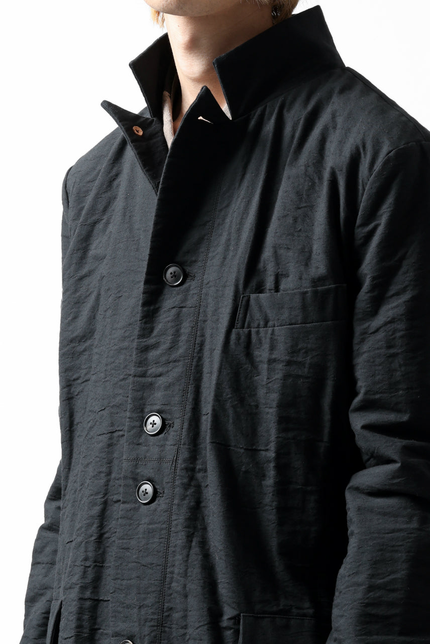 画像をギャラリービューアに読み込む, Aleksandr Manamis Double Benz Long Coat (BLACK)