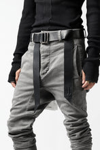 画像をギャラリービューアに読み込む, 11 BY BORIS BIDJAN SABERI LEATHER BELT &quot;BELT1-F-1504&quot; (COW SKIN / BLACK)