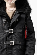 画像をギャラリービューアに読み込む, ISAMU KATAYAMA BACKLASH xx ALPHA INDUSTRIES N-3B JACKET (BLACK)