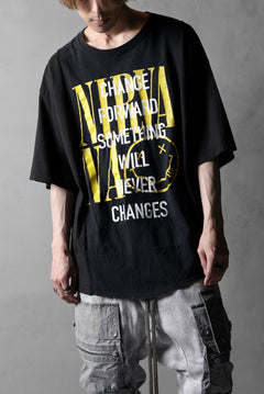 画像をギャラリービューアに読み込む, CHANGES VINTAGE REMAKE MULTI PANEL S/S TEE (BLACK #E)