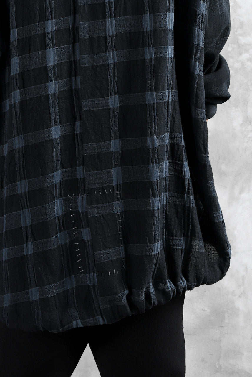 画像をギャラリービューアに読み込む, SOSNOVSKA COLLAPSE HOODIE CELLS (MIXED PLAID)