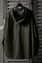 画像をギャラリービューアに読み込む, CHANGES VINTAGE REMAKE MILITARY HOODIE SHIRT-PARKA (KHAKI #A)