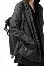 画像をギャラリービューアに読み込む, ierib roll top ruck sack #2 / FVT Oiled Horse (BLACK)