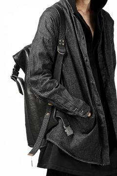 画像をギャラリービューアに読み込む, ierib roll top ruck sack #2 / FVT Oiled Horse (BLACK)