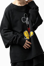 画像をギャラリービューアに読み込む, FACETASM × DISNEY Collaboration MICKEY DOCKING LAYER TOPS (BLACK)