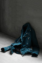 Load image into Gallery viewer, ISAMU KATAYAMA BACKLASH exclusive DOUBLE RIDERS JACKET / JP-CALF GARMENT WASHED (BLACK)