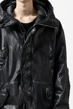 Load image into Gallery viewer, ISAMU KATAYAMA BACKLASH N-3B FLIGHT JACKET / GOAT LEATHER (GARMENT + SPRAY DYED BLACK)