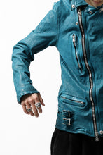 Load image into Gallery viewer, ISAMU KATAYAMA BACKLASH exclusive DOUBLE RIDERS JACKET / JP-CALF GARMENT WASHED (BLACK)