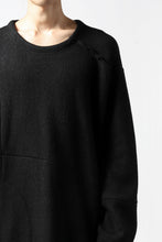 画像をギャラリービューアに読み込む, KLASICA SAB CREW PULL OVER / WOOL&COTTON JERSEY (BLACK)