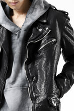 Load image into Gallery viewer, ISAMU KATAYAMA BACKLASH DOUBLE BREASTED JACKET / DOUBLE-SHOULDER OBJECT DYED (BLACK)