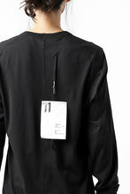 画像をギャラリービューアに読み込む, 11 BY BORIS BIDJAN SABERI LONG SLEEVE "LS1B-F-1101" (BLACK DYE)