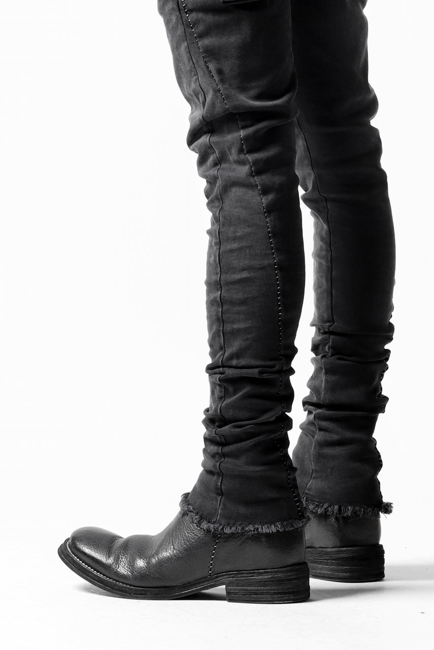 画像をギャラリービューアに読み込む, thomkrom OVER LOCKED SKINNY TROUSERS /  HYPER STRETCH DENIM (DARK GREY)