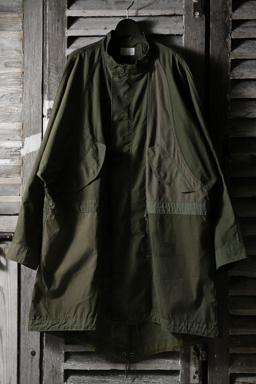 画像をギャラリービューアに読み込む, CHANGES VINTAGE REMAKE OVERSIZED MILITARY COAT (KHAKI #A)