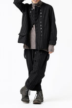 画像をギャラリービューアに読み込む, KLASICA BARREL SUSPENDER TROUSERS / WOOL FLANNEL (VINTAGE STRIPE)