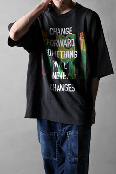 画像をギャラリービューアに読み込む, CHANGES VINTAGE REMAKE MULTI PANEL S/S TEE (BLACK #G)