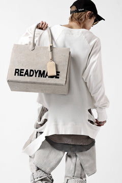 画像をギャラリービューアに読み込む, READYMADE SHOPPING BAG 40 LOGO (WHITE)
