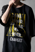 画像をギャラリービューアに読み込む, CHANGES VINTAGE REMAKE MULTI PANEL S/S TEE (BLACK #E)