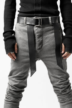 Load image into Gallery viewer, 11 BY BORIS BIDJAN SABERI LEATHER BELT "BELT1-F-1504" (COW SKIN / BLACK)